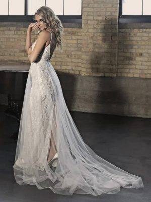 Blush Wedding Dress by Naama Navipur