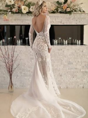Orchid Wedding Dress by Naama Navipur