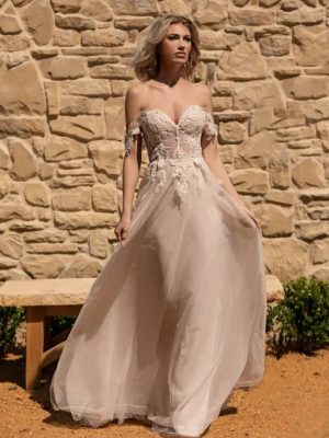Violet Wedding Dress by Naama Navipur