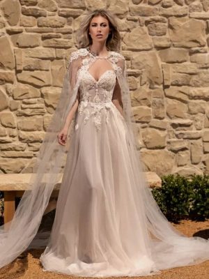 Violet Wedding Dress by Naama Navipur