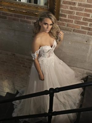 Violet Wedding Dress by Naama Navipur
