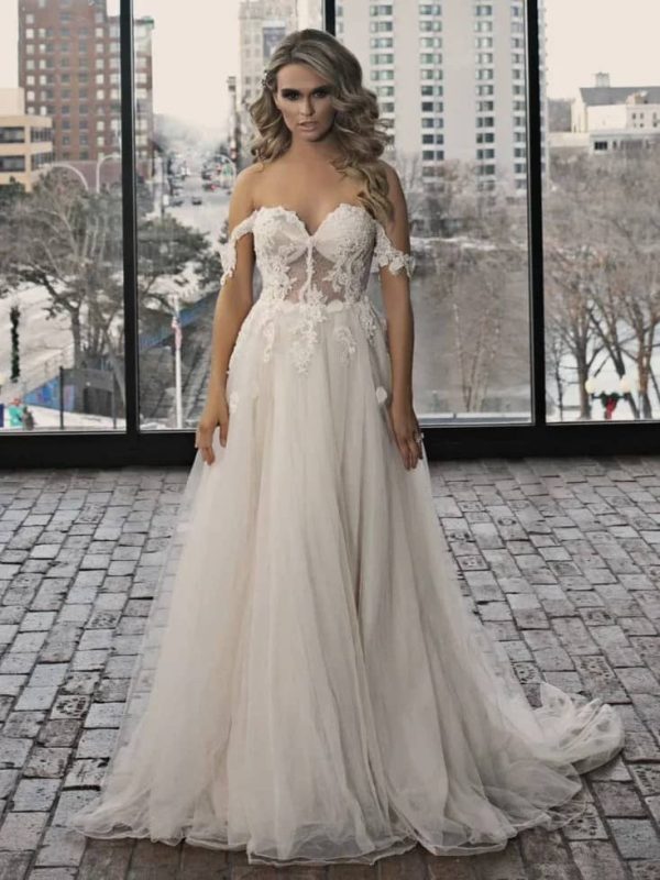 Violet Wedding Dress by Naama Navipur
