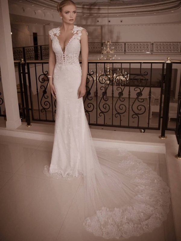White Swan Wedding Dress by Naama Navipur