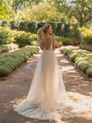 Bright Wedding Dress by Naama Navipur