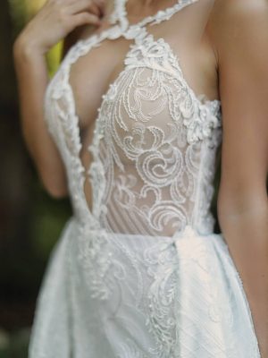 Stylish Wedding Dress by Naama Navipur