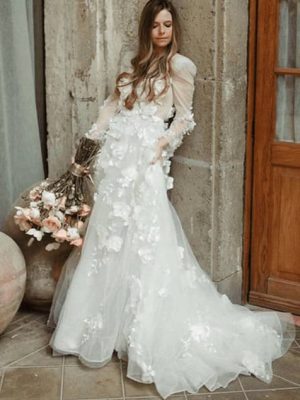 angel Wedding Dress by Naama Navipur