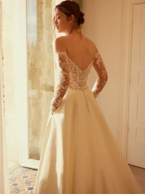 Justin Alexander Bella A Line 0 Lace wedding dresses San Diego