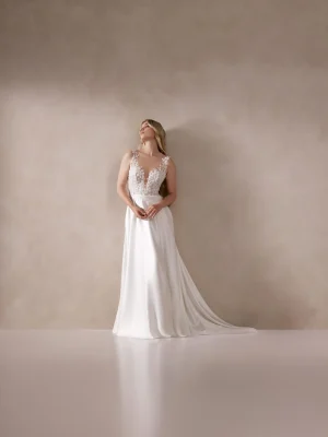 Justin Alexander Eila A Line Affordable bridal gowns online