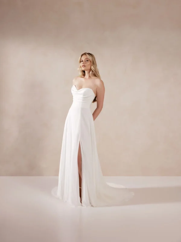 Justin Alexander Eliora A Line Affordable bridal gowns online