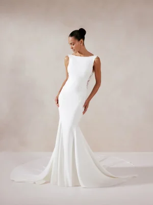 Justin Alexander Lanie Fit and Flare San Diego bridal store