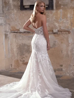 Justin Alexander Sawyer Trumpet Top rated wedding dress store San Diego