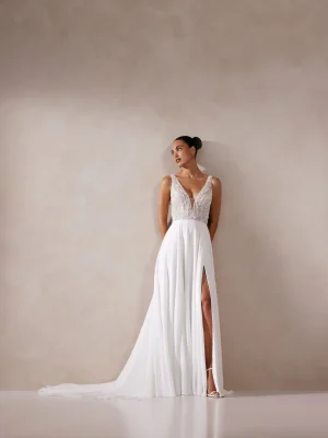 Justin Alexander Solana A Line Bridal boutique San Diego