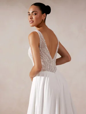 Justin Alexander Solana A Line Luxury wedding gowns San Diego