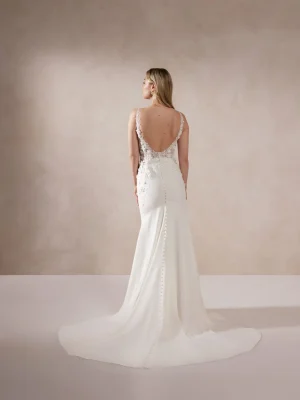 Justin Alexander Yelena Fit and Flare Wedding dresses in San Diego