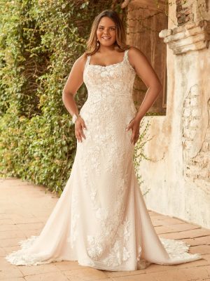 Maggie Sottero Albany Ethereal wedding dresses for outdoor weddings