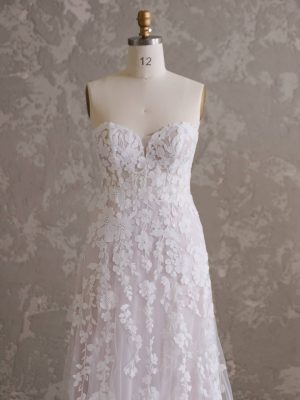Maggie Sottero Demetria A Line Custom wedding dresses San Diego