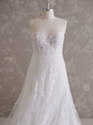 Maggie Sottero Demetria A Line Designer wedding gowns for sale
