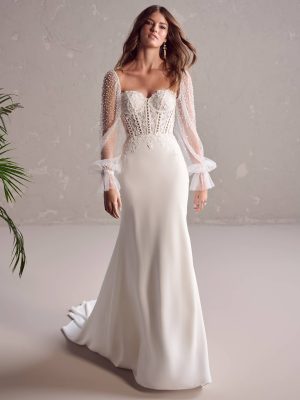 Maggie Sottero Doritte Fit and Flare Affordable wedding dresses San Diego