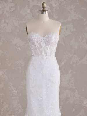 Maggie Sottero Fairchild Fit and Flare Handmade wedding dresses USA