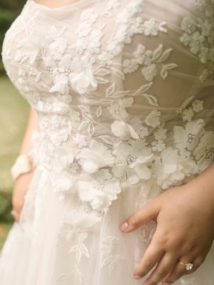 Maggie Sottero Laila A Line Beach wedding gowns for destination weddings