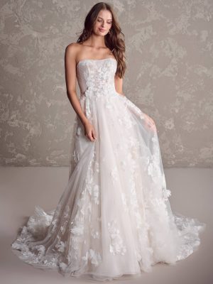 Maggie Sottero Laila A Line Designer wedding dresses San Diego