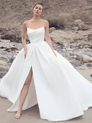 Sottero and Midgley Aspen A Line Custom wedding dresses San Diego 2