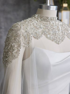 Sottero and Midgley Aspen A line Bespoke wedding dresses worldwide
