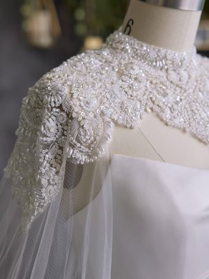 Sottero and Midgley Aspen A line Modern minimalist wedding dresses