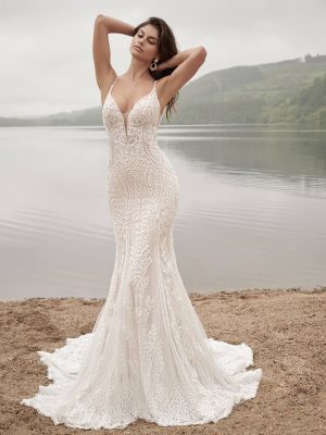 Sottero and Midgley Bailey Fit and Flare Designer wedding dresses San Diego