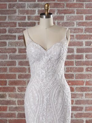 Sottero and Midgley Bailey Fit and Flare Designer wedding gowns for sale
