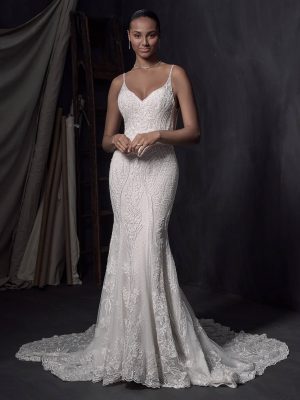 Sottero and Midgley Bailey Fit and Flare Handmade wedding dresses USA 3