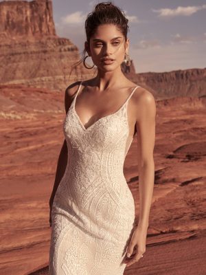 Sottero and Midgley Bailey Fit and Flare Top rated wedding dress store San Diego