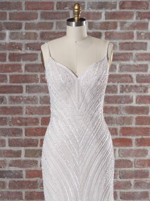 Sottero and Midgley Boston Sheath Modern minimalist wedding dresses