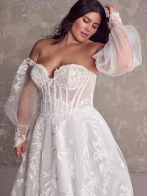 Sottero and Midgley Destin A Line Wedding Dress Curve 10