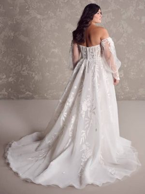 Sottero and Midgley Destin A Line Wedding Dress Curve 16