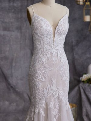 Sottero and Midgley Dove Fit and Flare Bridal gown San Diego showroom