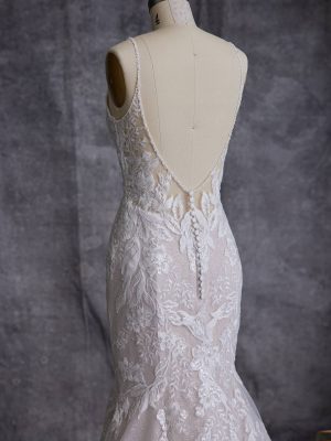 Sottero and Midgley Dove Fit and Flare Handmade wedding dresses USA