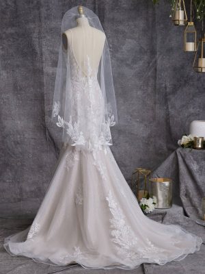 Sottero and Midgley Dove Fit and Flare Made to order wedding gowns