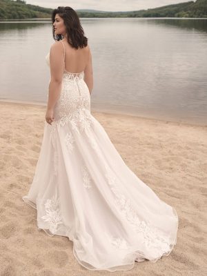 Sottero and Midgley Dove Fit and Flare Wedding Dress Best bridal shop in San Diego Curve