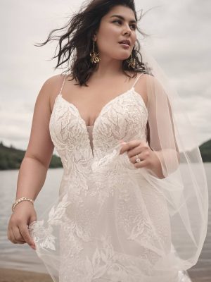 Sottero and Midgley Dove Fit and Flare Wedding Dress Curve