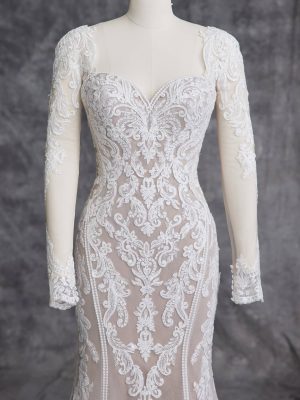 Sottero and Midgley Newport Sheath Designer wedding gowns for sale