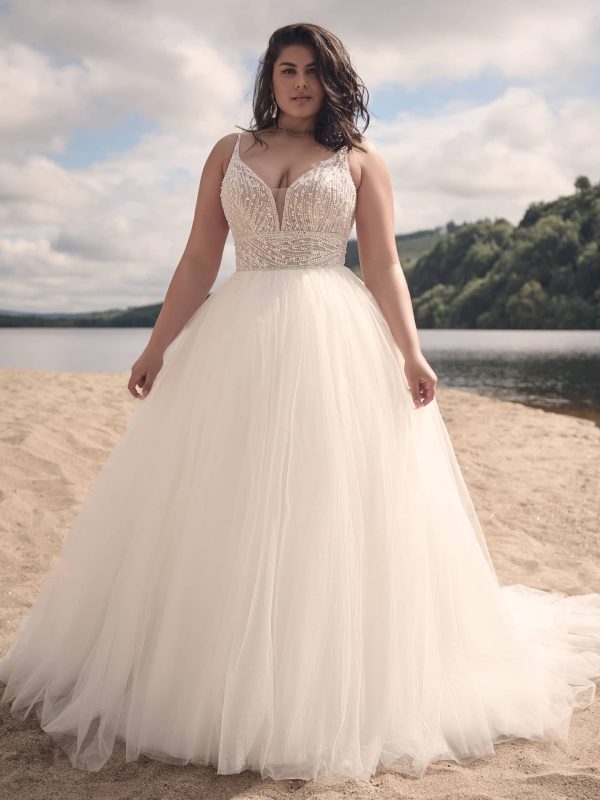 Sottero and Midgley Royce Ballgown Luxury wedding gowns San Diego Curve