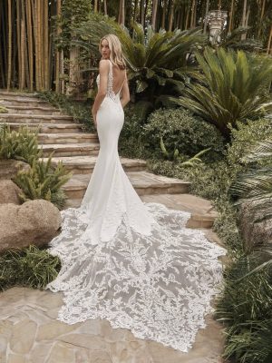 Casablanca Alice Fit and Flare Handmade wedding dresses USA