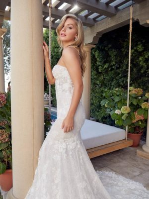 Casablanca Angelina Fit and Flare Beach wedding dresses San Diego 1