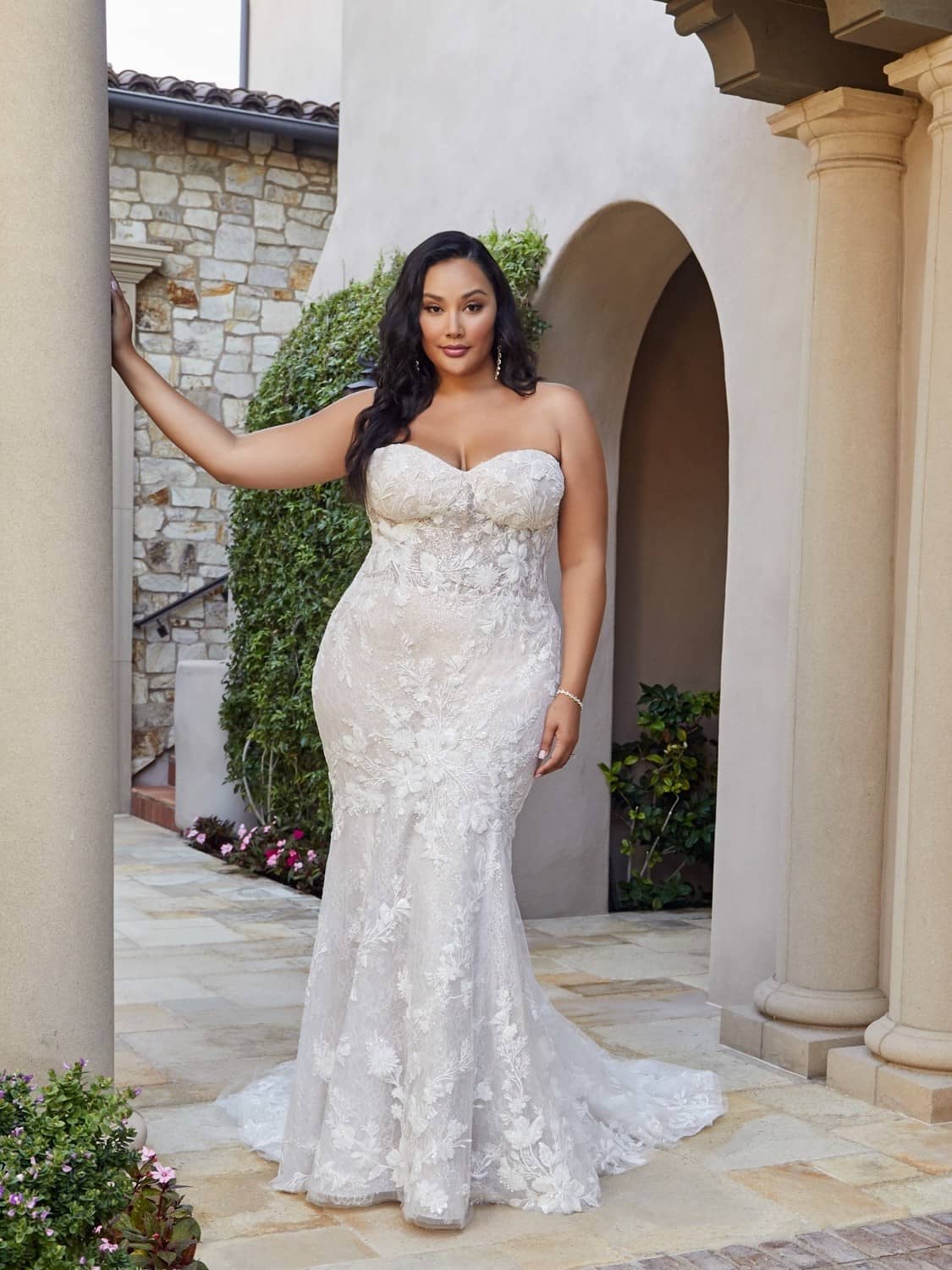 Casablanca Angelina Fit and Flare Beach wedding dresses San Diego