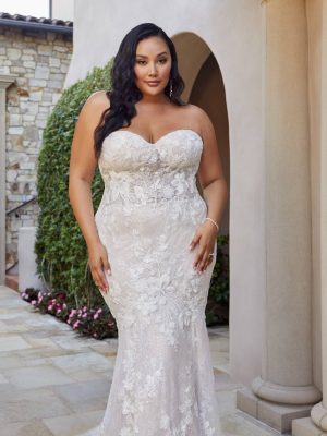 Casablanca Angelina Fit and Flare Lace wedding dresses San Diego