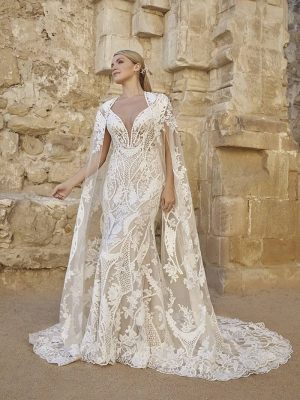 Casablanca Angie Fit and Flare Best bridal boutique in San Diego