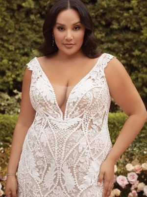 Casablanca Angie Fit and Flare Designer wedding dresses San Diego