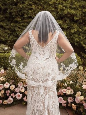 Casablanca Angie Fit and Flare Made to order wedding gowns