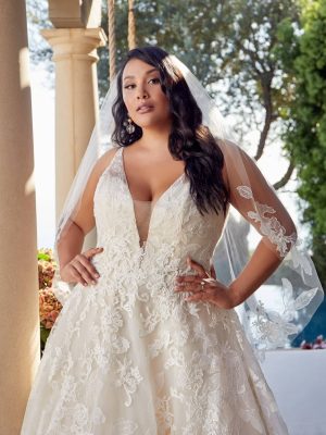 Casablanca Ann A line Bridal gown San Diego showroom